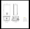 CALDAIA A CONDENSAZIONE 24 KW FERROLI BLUEHELIX THETA 24C GAS MET/GPL + FUMI