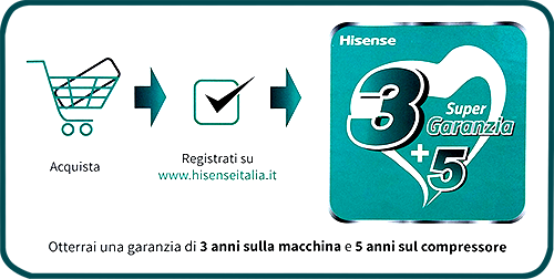 Climatizzatore Condizionatore Hisense Inverter serie EASY SMART 24000 Btu R-32 Wi-Fi Optional Classe A++/A+ - NOVITA' 2023